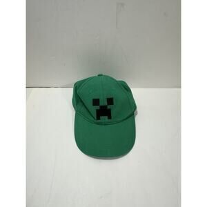 Minecraft Hat Cap Creeper‎ Baseball Green JINX One Size adjustable SnapBack